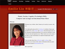 Tablet Screenshot of emilielin.com
